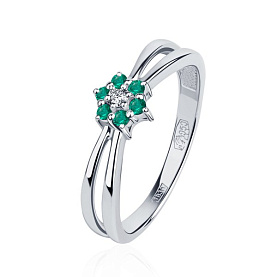 Кольцо Platinum Lab. - Платина 950 (арт. ПК-205И-01)