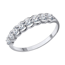 Кольцо Diamant - Золото 585, Фианит (арт. 52-110-01833-1)