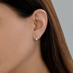 Серьги Diamant - Серебро 925, Фианит (арт. 94-122-02285-1)