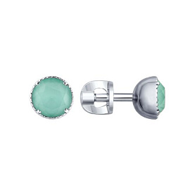 Серьги SOKOLOV - Серебро 925, Swarovski (арт. 94022661)