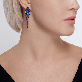 Серьги SOKOLOV - Серебро 925, Фианит (арт. 94026068)