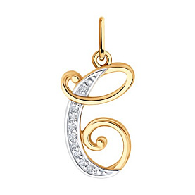Подвеска Diamant - Золото 585, Фианит (арт. 51-130-02885-1)