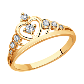 Кольцо SOKOLOV - Серебро 925, Фианит (арт. 93010486)