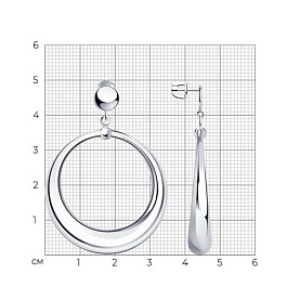 Серьги SOKOLOV - Серебро 925 (арт. 94025004)