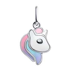 Подвеска SOKOLOV - Серебро 925, Эмаль (арт. 94032841)