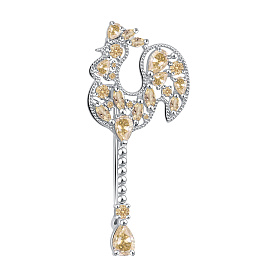 Брошь Talant - Серебро 925, Фианит (арт. 60-72-0005-17184)