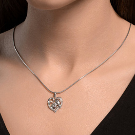 Подвеска SOKOLOV - Серебро 925, Фианит (арт. 94033241)