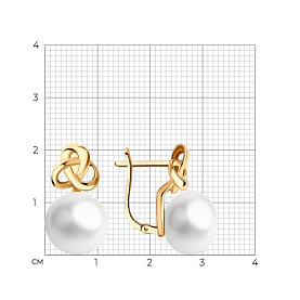 Серьги SOKOLOV - Золото 585, Жемчуг культивированный (арт. 792279)