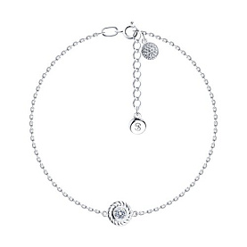 Браслет SOKOLOV - Серебро 925, Фианит (арт. 94050424)