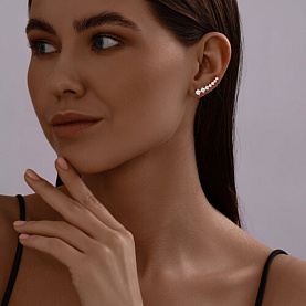 Серьги SOKOLOV - Серебро 925, Фианит (арт. 94025939)