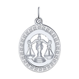 Подвеска Diamant - Серебро 925, Фианит (арт. 94-130-00150-1)