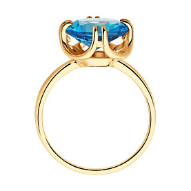 Кольцо SOKOLOV - Золото 585, Топаз (арт. 717093)