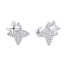 Серьги SOKOLOV - Серебро 925, Фианит (арт. 94027313)