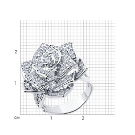 Кольцо Diamant - Серебро 925, Фианит (арт. 94-110-02050-2)