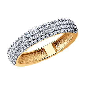 Кольцо Diamant - Серебро 925, Фианит (арт. 93-110-01766-1)