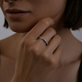 Кольцо SOKOLOV - Серебро 925, Фианит (арт. 94013847)