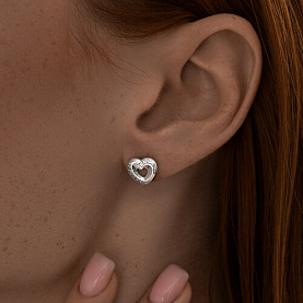 Серьги SOKOLOV - Серебро 925, Фианит (арт. 94025326)