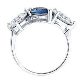 Кольцо Diamant - Серебро 925, Кристалл (арт. 94-110-00047-1)