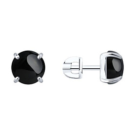 Серьги Diamant - Серебро 925, Агат (арт. 94-322-02384-1)