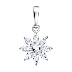 Подвеска Diamant - Серебро 925, Фианит (арт. 94-130-02396-1)