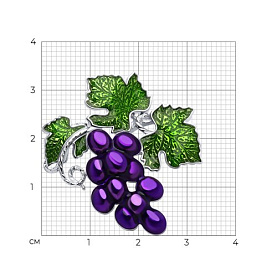 Брошь SOKOLOV - Серебро 925, Эмаль (арт. 94040274)
