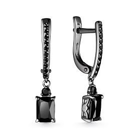 Серьги Дар - Серебро 925, Шпинель (арт. С-3693чрс416)