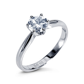 Кольцо Platinum Lab. - Платина 950, Бриллиант (арт. ПК-088-05)
