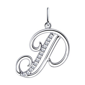 Подвеска Diamant - Серебро 925, Фианит (арт. 94-130-01374-1)