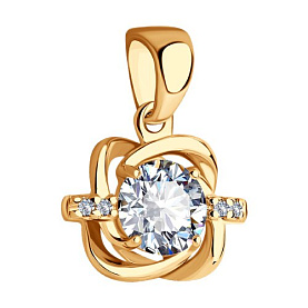 Подвеска SOKOLOV - Серебро 925, Фианит (арт. 93030386)