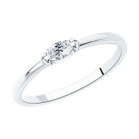 Кольцо SOKOLOV - Серебро 925, Фианит (арт. 94013290)