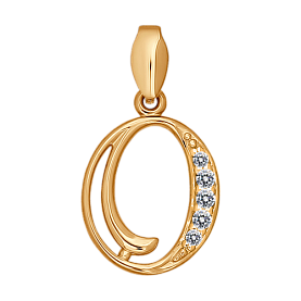 Подвеска SOKOLOV - Серебро 925, Фианит (арт. 93030523)