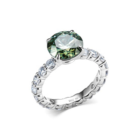 Кольцо Дар - Серебро 925, Синтетический муассанит (арт. К-5165рс16139128)