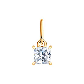 Подвеска Diamant - Золото 585, Фианит (арт. 51-130-02938-1)