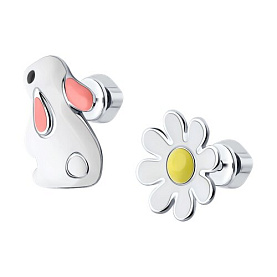 Серьги SOKOLOV - Серебро 925, Эмаль (арт. 94025944)