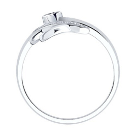 Кольцо SOKOLOV - Серебро 925, Фианит (арт. 94014185)