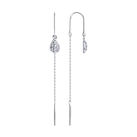 Серьги Diamant - Серебро 925, Фианит (арт. 94-123-01497-1)