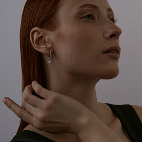 Серьги SOKOLOV - Серебро 925, Топаз (арт. 92022547)