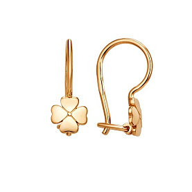 Серьги ЮФ Династия - Золото 585 (арт. 013632-1010)