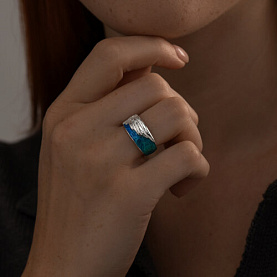 Кольцо SOKOLOV - Серебро 925, Эмаль (арт. 94013869)