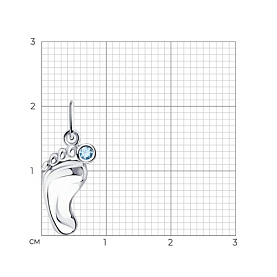 Подвеска Diamant - Серебро 925, Фианит (арт. 94-130-01002-2)