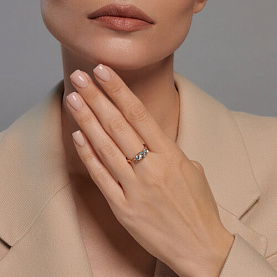 Кольцо SOKOLOV - Золото 375, Топаз (арт. 37716851)