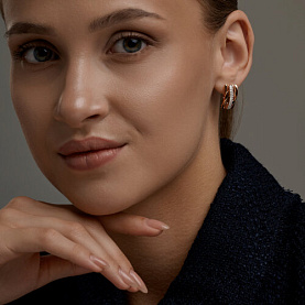 Серьги SOKOLOV - Серебро 925, Фианит (арт. 93022548)