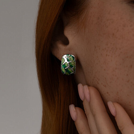 Серьги SOKOLOV - Серебро 925, Эмаль (арт. 94023316)