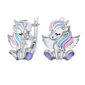 Серьги POKROVSKY - Серебро 925, Эмаль (арт. 0201679-60875)