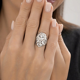 Кольцо SOKOLOV - Серебро 925, Фианит (арт. 94014471)