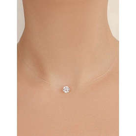 Колье Атолл - Золото 585, Фианит (арт. 7135)