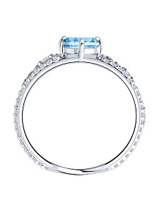 Кольцо SOKOLOV - Серебро 925, Фианит (арт. 94014604)