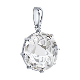 Подвеска SOKOLOV - Серебро 925, Горный хрусталь (арт. 92030692)