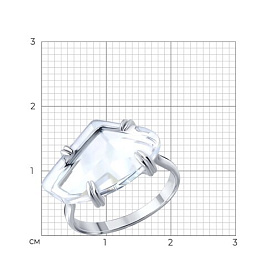 Кольцо Diamant - Серебро 925, Кристалл (арт. 94-110-02400-1)