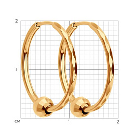 Серьги SOKOLOV - Золото 585 (арт. 140121)